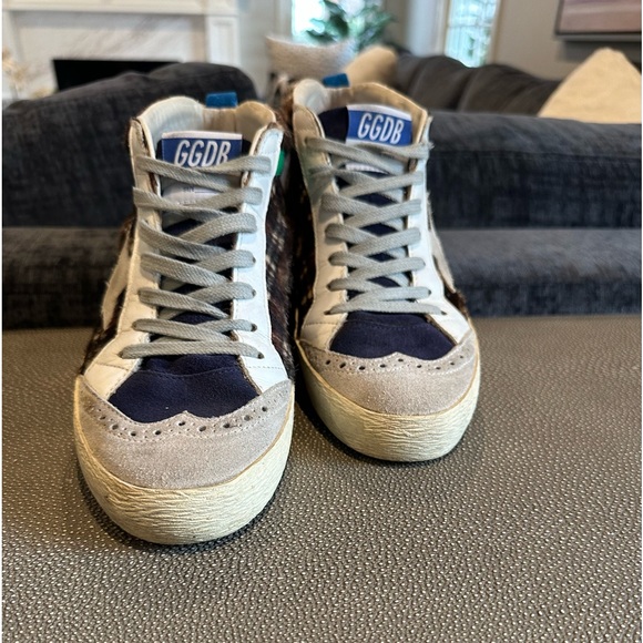 Authentic GOLDEN GOOSE MIDSTAR  Mid top  Sneakers Made with fine materials s 37. - Picture 4 of 13